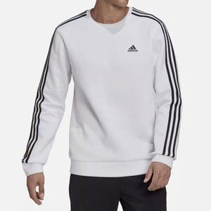 Brand New Classic White Adidas Crewneck Size M